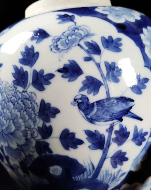 古玩陶瓷青花龍紋罐真品鑒賞圖