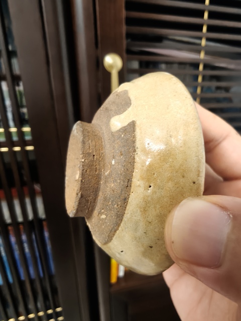 古玩陶瓷磁州窯系白釉盞真品鑒賞圖