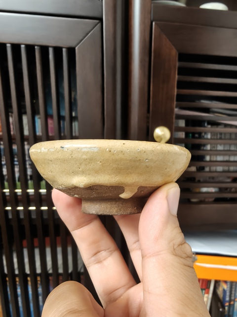 古玩陶瓷磁州窯系白釉盞真品鑒賞圖