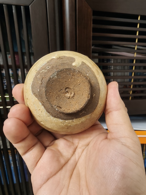 古玩陶瓷磁州窯系白釉盞真品鑒賞圖