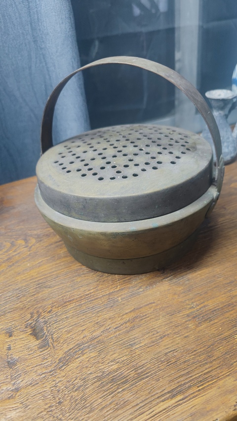 古玩銅器手爐真品鑒賞圖