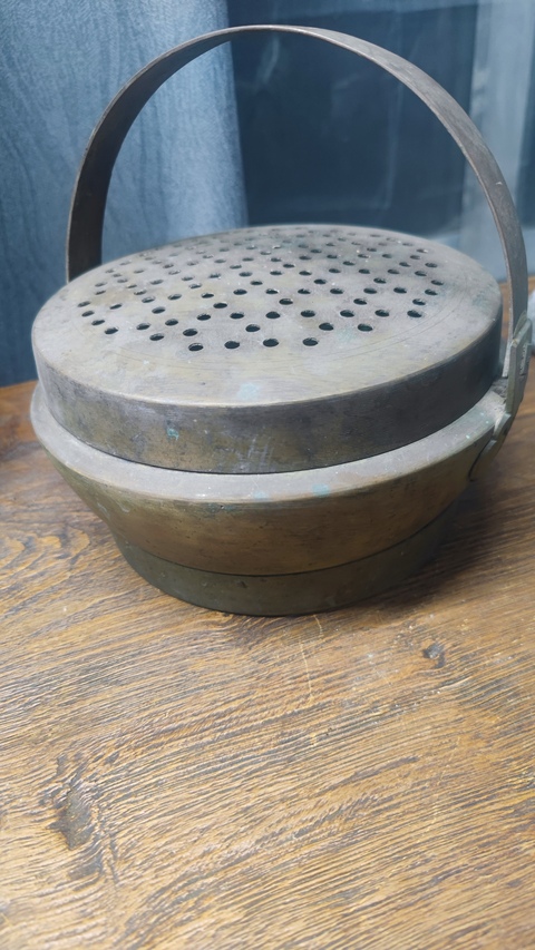 古玩銅器手爐真品鑒賞圖