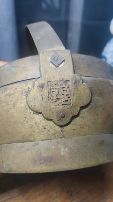 古玩銅器手爐真品鑒賞圖