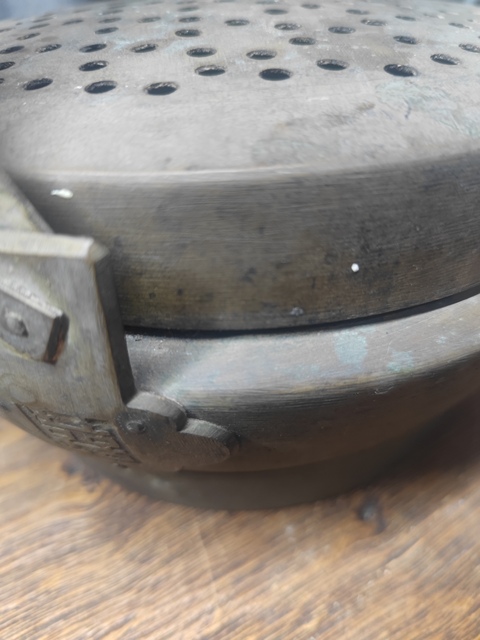 古玩銅器手爐真品鑒賞圖