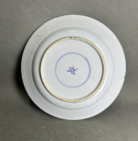 古玩陶瓷五彩盤真品鑒賞圖