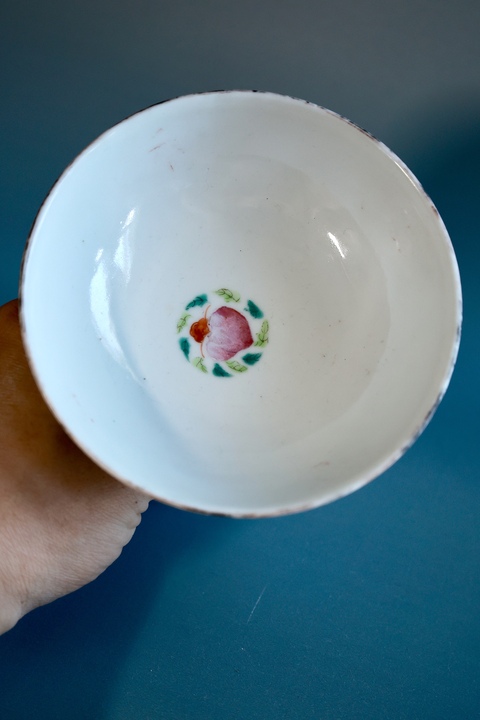 古玩陶瓷粉彩飛黃騰達圖高足盤拍賣，當前價格3150元