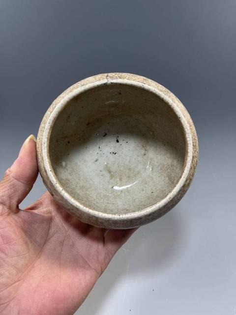 古玩陶瓷哥釉水洗真品鑒賞圖
