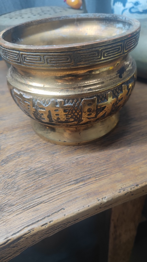 古玩銅器香爐真品鑒賞圖