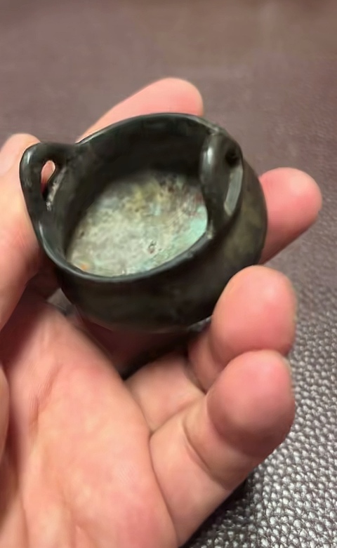 古玩銅器銅爐真品鑒賞圖