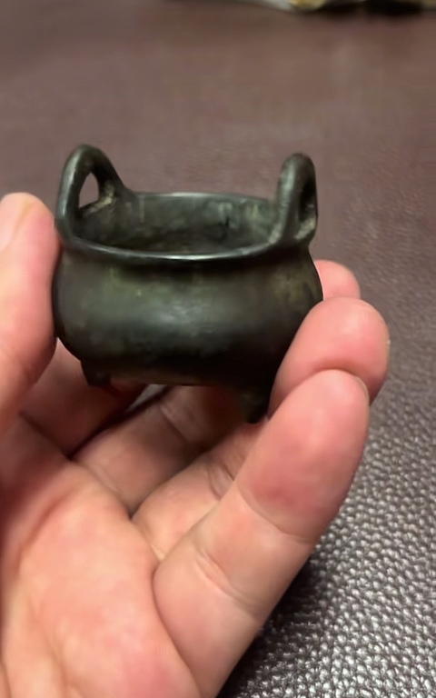 古玩銅器銅爐真品鑒賞圖