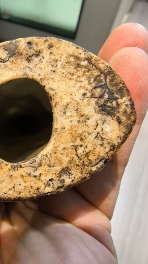 古玩陶瓷粉彩觀音真品鑒賞圖