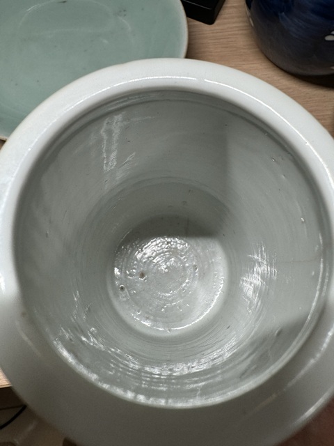古玩陶瓷青花筆筒真品鑒賞圖