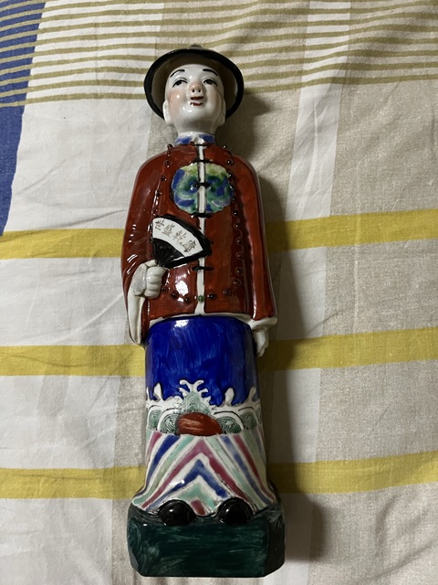 古玩陶瓷人物塑像真品鑒賞圖