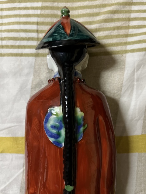 古玩陶瓷人物塑像真品鑒賞圖