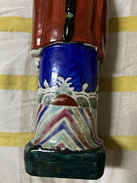 古玩陶瓷人物塑像真品鑒賞圖