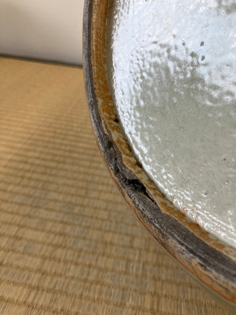 古玩陶瓷豆青釉刻花天球瓶真品鑒賞圖