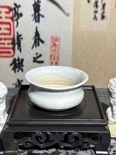 古玩陶瓷德化白瓷三貢真品鑒賞圖