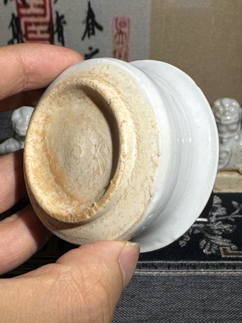 古玩陶瓷德化白瓷三貢真品鑒賞圖