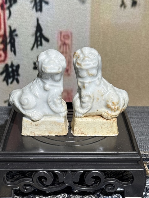 古玩陶瓷德化白瓷三貢真品鑒賞圖