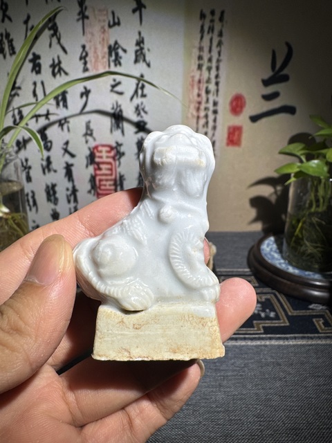 古玩陶瓷德化白瓷三貢真品鑒賞圖
