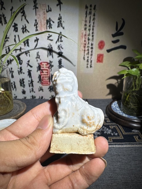古玩陶瓷德化白瓷三貢真品鑒賞圖