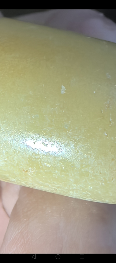 古玩玉器天然黃玉管真品鑒賞圖