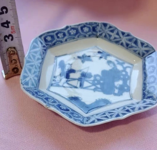 古玩陶瓷康熙青花小碟真品鑒賞圖