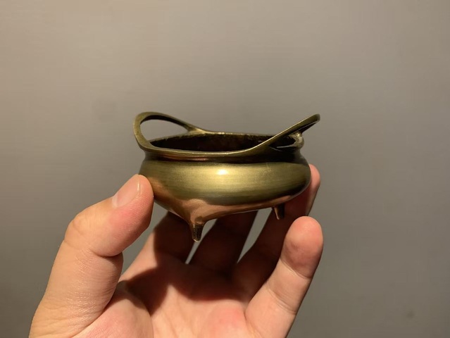 古玩銅器銅爐真品鑒賞圖