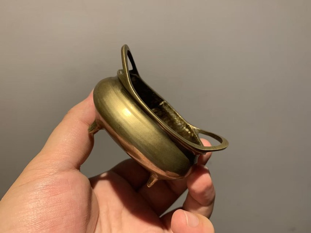 古玩銅器銅爐真品鑒賞圖