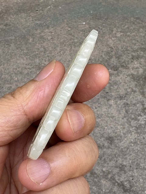 古玩玉器和田玉牌真品鑒賞圖
