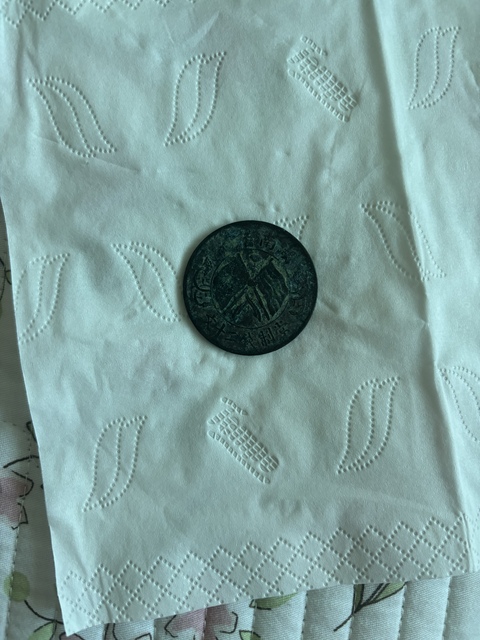 古玩錢幣湖南省造雙旗二十文銅元真品鑒賞圖