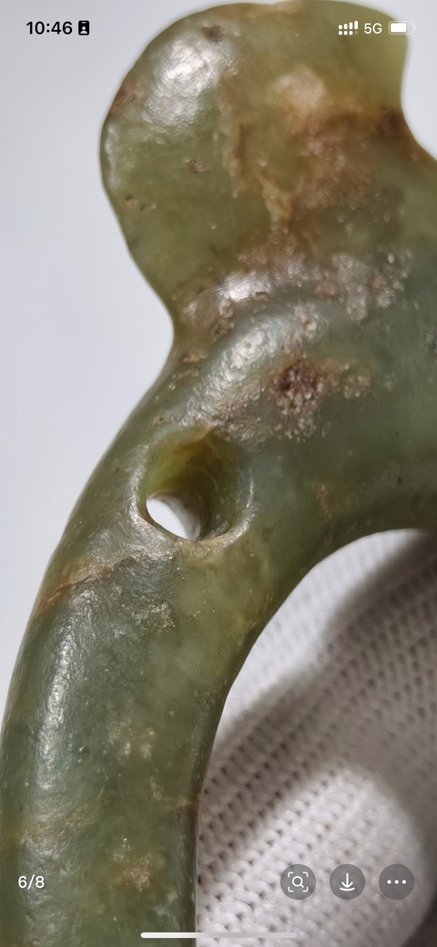 古玩玉器仿“紅山文化”c形龍真品鑒賞圖