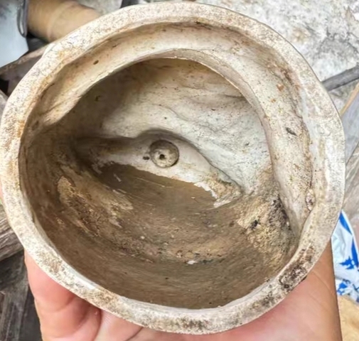 古玩陶瓷漳州窯哥釉觀音菩薩造像真品鑒賞圖