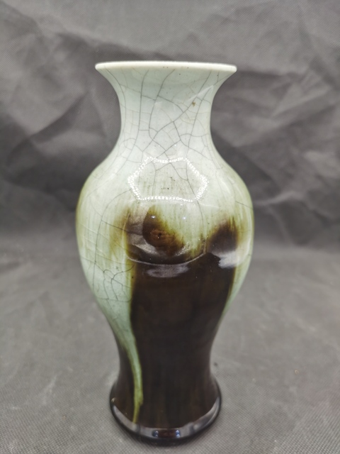 古玩陶瓷三陽開泰觀音瓶真品鑒賞圖