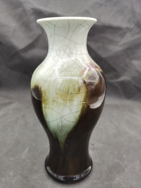 古玩陶瓷三陽開泰觀音瓶真品鑒賞圖