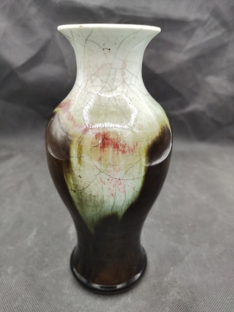 古玩陶瓷三陽開泰觀音瓶真品鑒賞圖