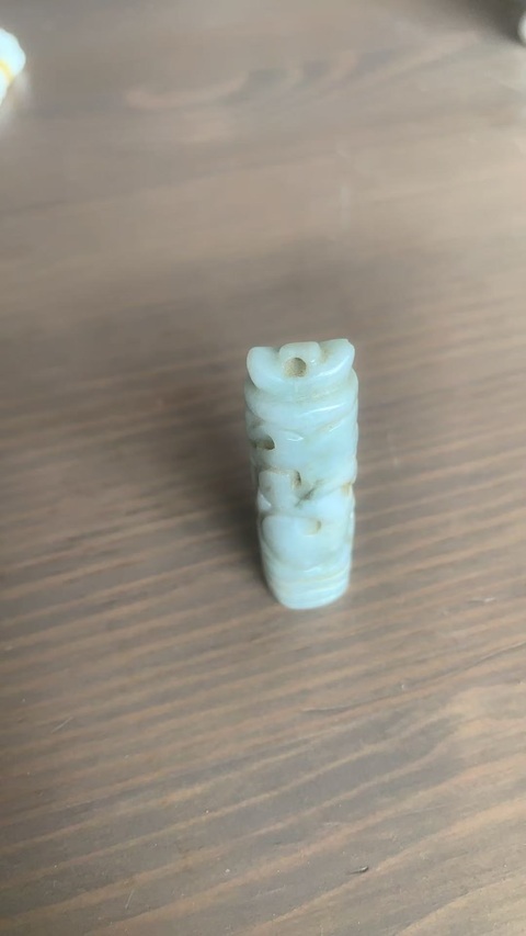 古玩玉器和田玉勒子真品鑒賞圖