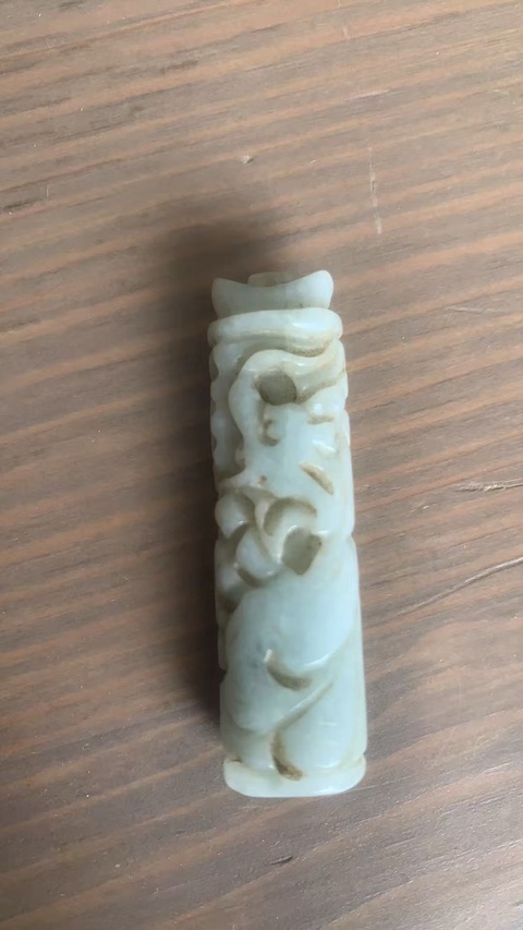 古玩玉器和田玉勒子真品鑒賞圖