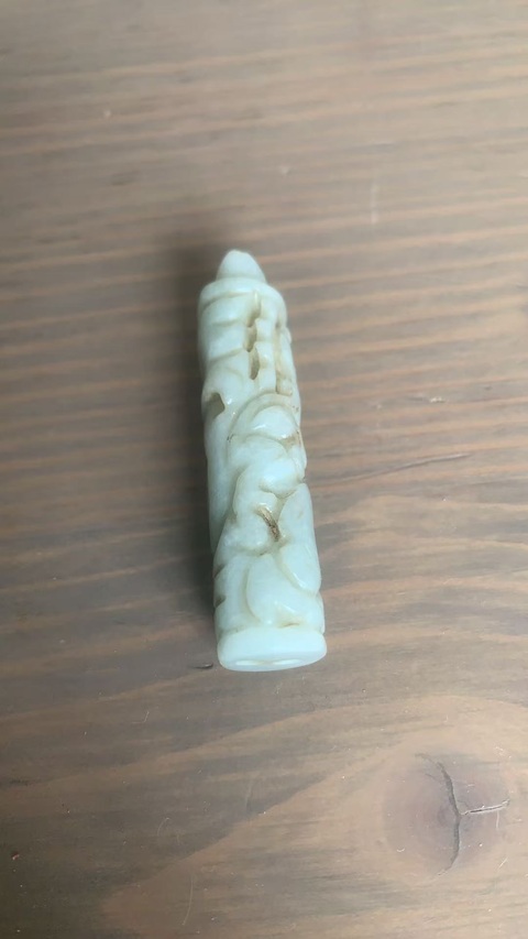 古玩玉器和田玉勒子真品鑒賞圖