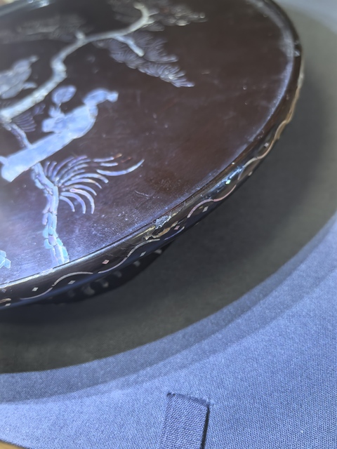古玩雜項茶盤真品鑒賞圖