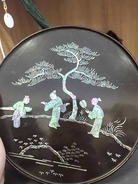 古玩雜項茶盤真品鑒賞圖
