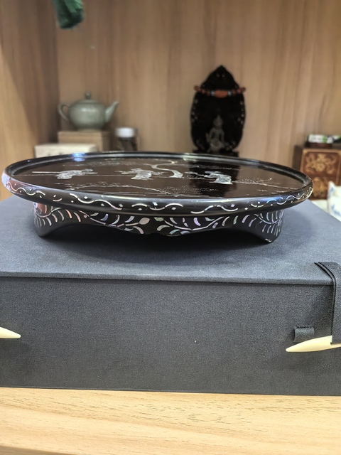 古玩雜項茶盤真品鑒賞圖