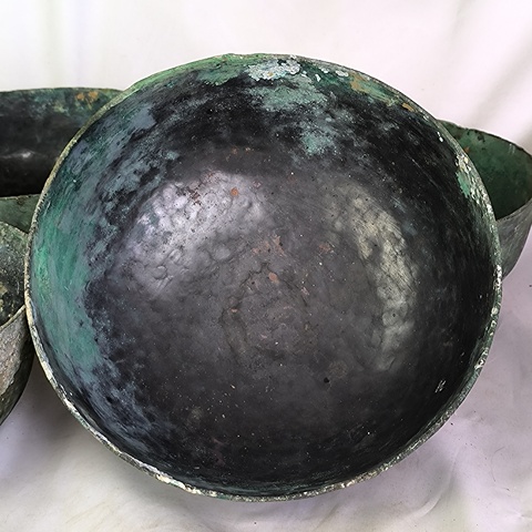 古玩銅器銅缽真品鑒賞圖