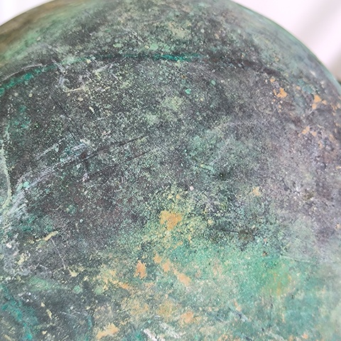 古玩銅器銅缽真品鑒賞圖