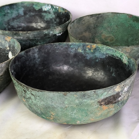 古玩銅器銅缽真品鑒賞圖