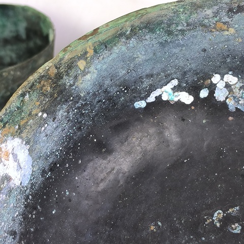古玩銅器銅缽真品鑒賞圖
