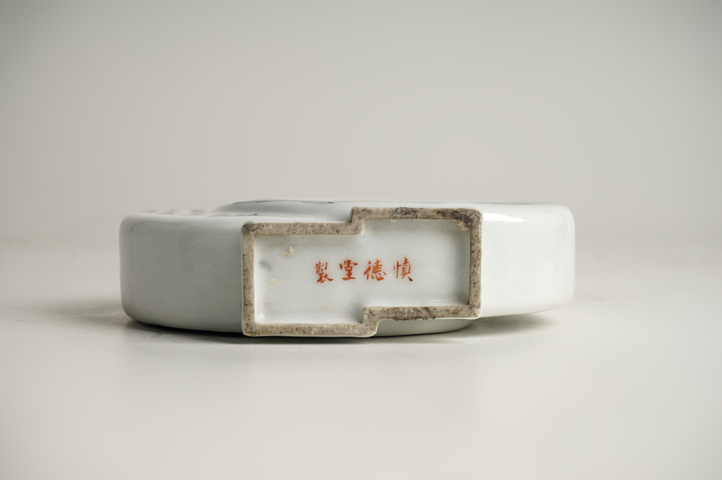 古玩陶瓷民國·粉彩山水人物詩文雙聯瓶真品鑒賞圖
