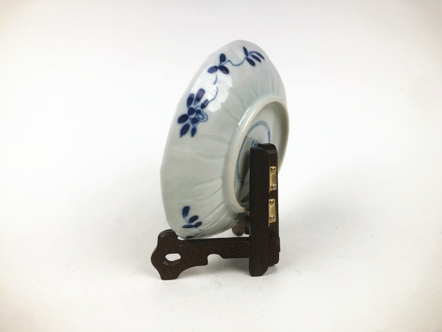 古玩陶瓷清光緒·青花花卉紋花口盤拍賣,當前價格0元