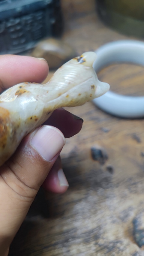 古玩玉器仿古做舊玉馬真品鑒賞圖