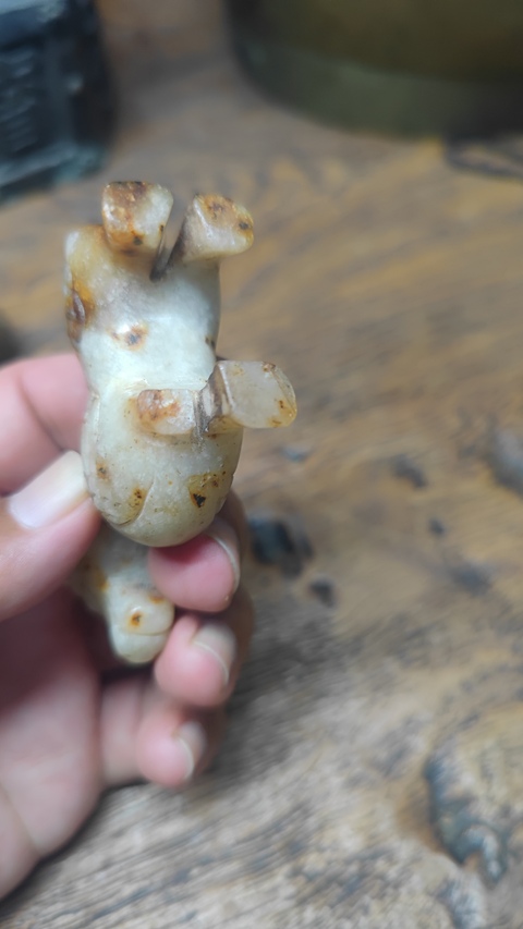古玩玉器仿古做舊玉馬真品鑒賞圖